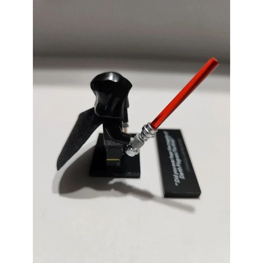 Custom Darth Plagueis the Wise Star Wars Minifigure + Quote Tile